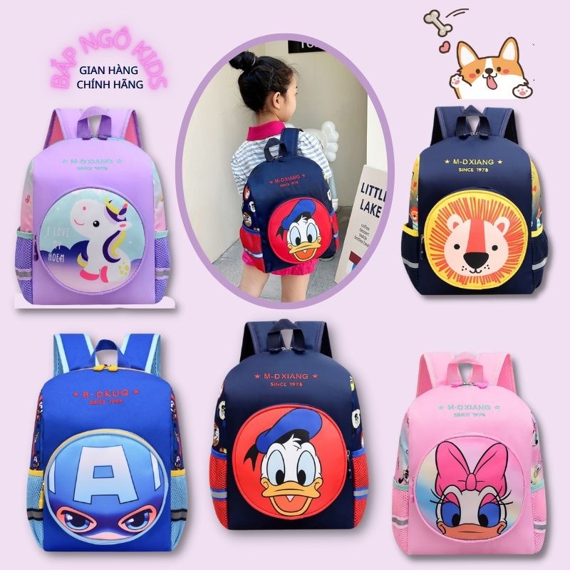 Children backpack, super light kindergarten backpack pony Princess