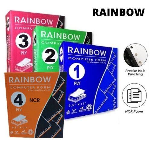 Rainbow Computer Form 9.5