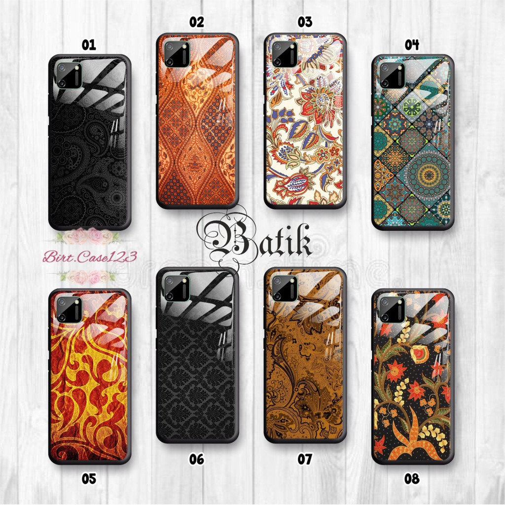 Softcase back case glass BATIK glass Samsung A02S s20 S11 S11 s20 NOTE 8 9 10 10 20ultra BC2374