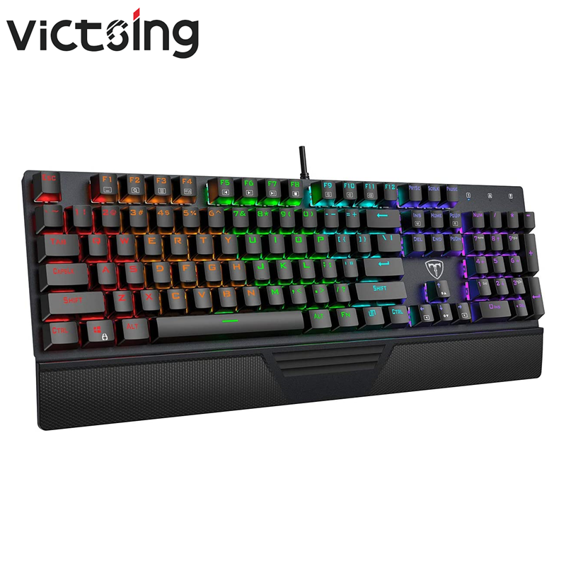VicTsing PC273 Mechanical Gaming Keyboard Full Outemu Blue Switches ...