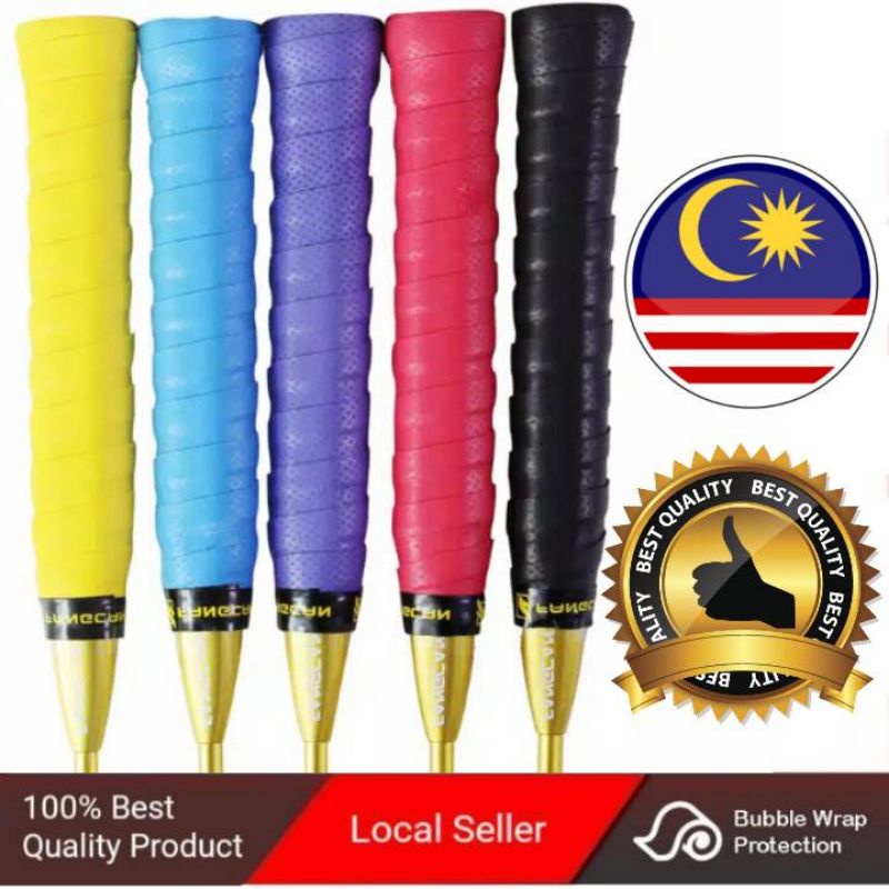 (🇲🇾 Ready Stock) Non-Slip Badminton Racket Overgrip Raquet Grip Tennis ...