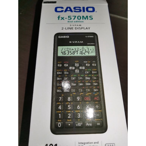 Casio fx 570ms 2nd edition Scientific Calculator 570ms2 570ms II FX