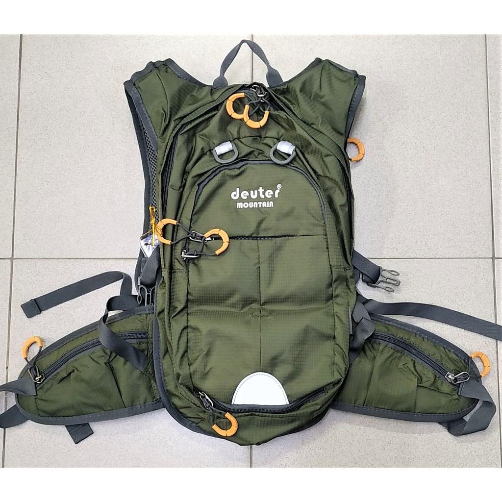 beg sekolah Beg galas lelaki DEUTER MOUNTAIN ORIGINAL MENS BACK PACK  OUTDOOR SPORTS BAG GREEN