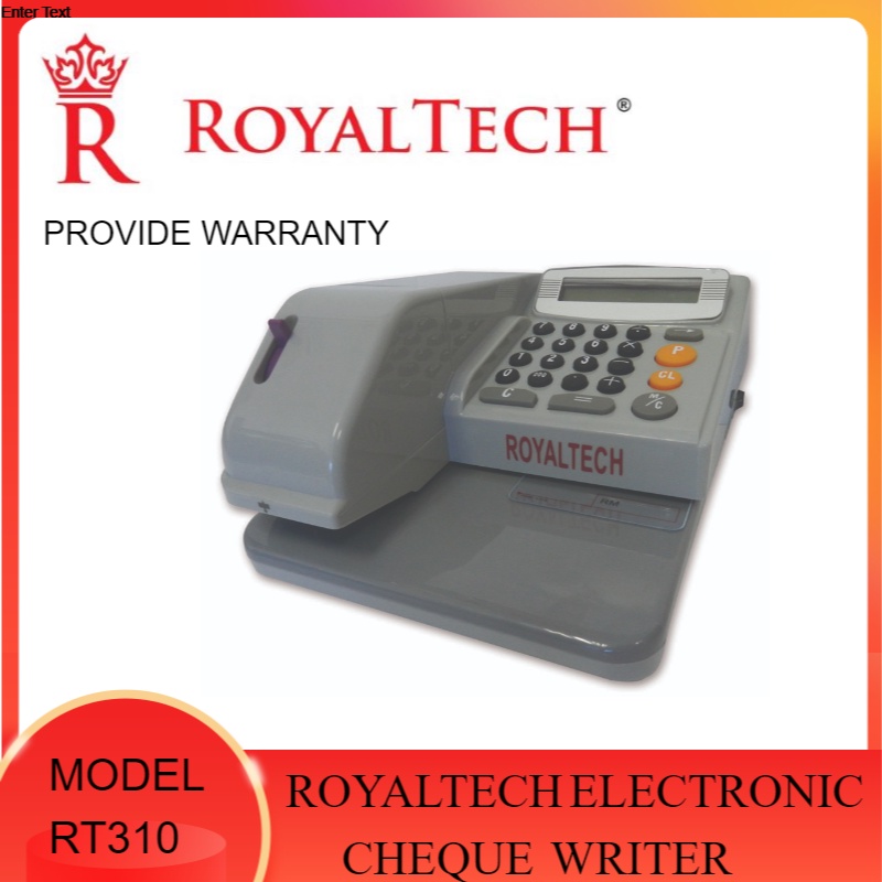 ROYALTECH ELECTRIC CHEQUE WRITER - RT310 | Shopee Malaysia