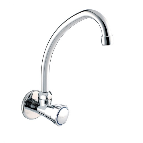 Johnson Suisse WBFA300521CP RAVENNA Wall Mounted Kitchen Tap With ...