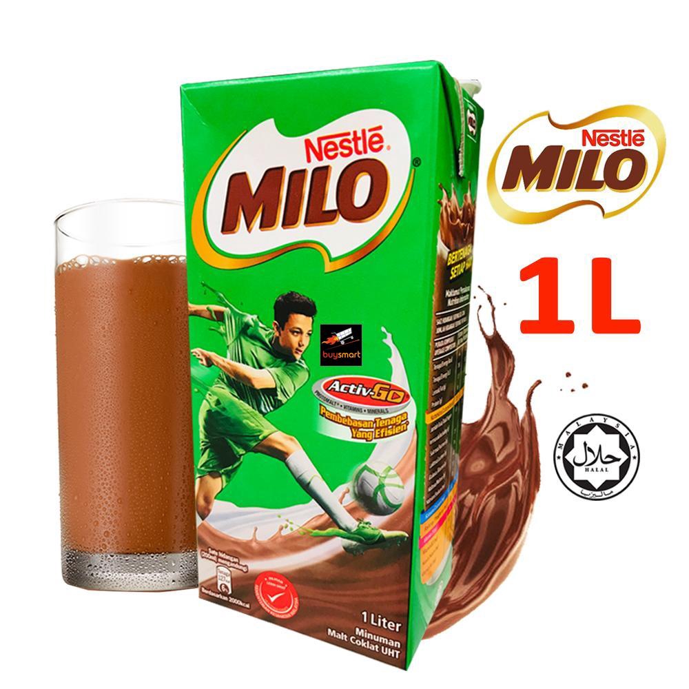 Nestle Milo Activ Go Rtd 1l Minuman Coklat Uht Nestle Chocolate Malt