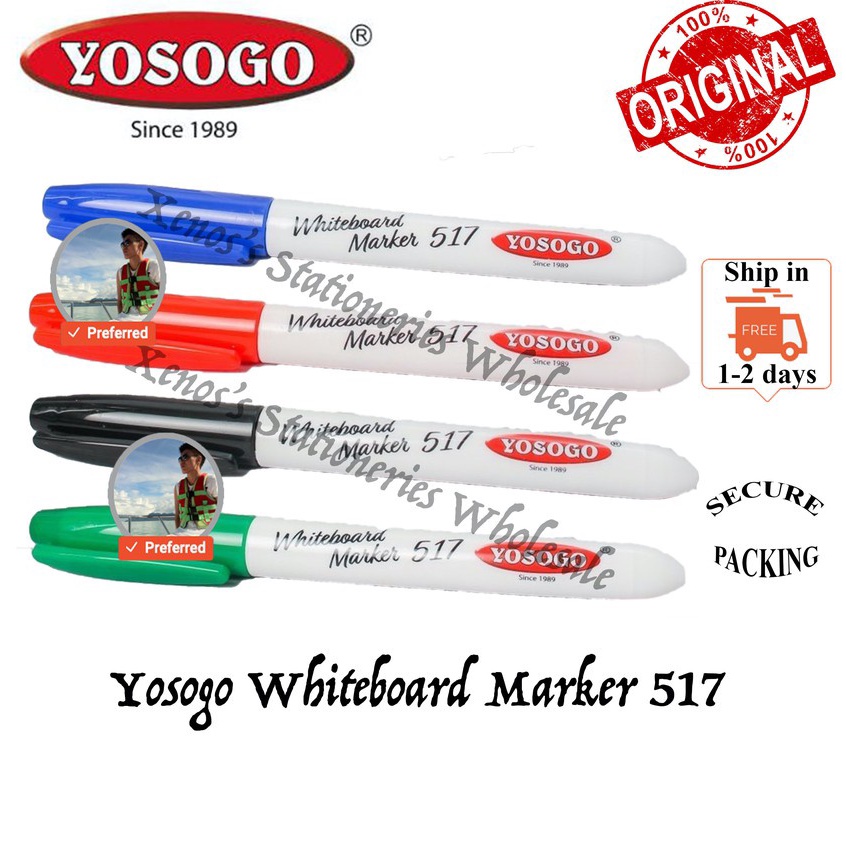 YOSOGO 517 WHITEBOARD MARKER / YOSOGO 517 HIGH PERFORMANCE WHITEBOARD