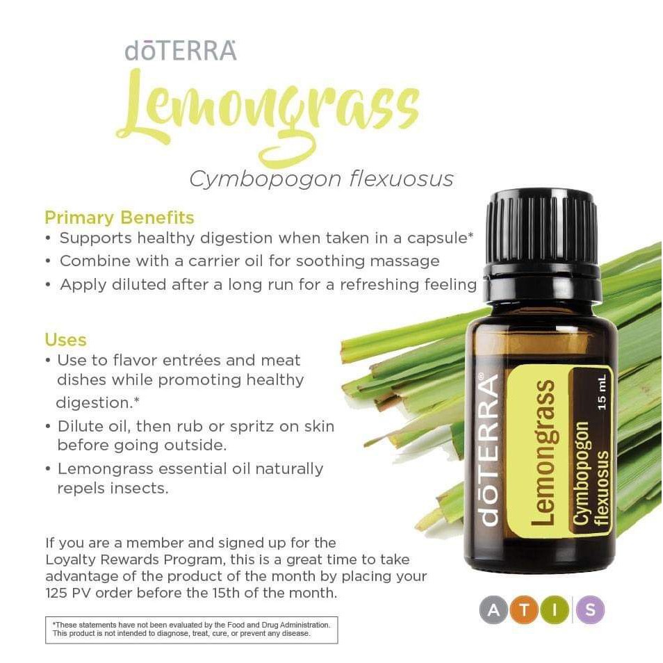 dōTERRA Lemongrass ( Cymbopogon flexuosus ) | Shopee Malaysia