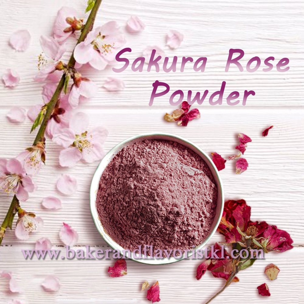 Sakura Rose Powder 500g HARGA BORONG Cake Cream Baking Sakura Flavour ...