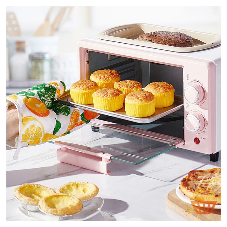 Mini Oven Electric Oven Bakery Oven Grill Skillet Egg Omelette Frying Pan Cooker Bread Cake Toaster Breakfast Baking Shopee Malaysia