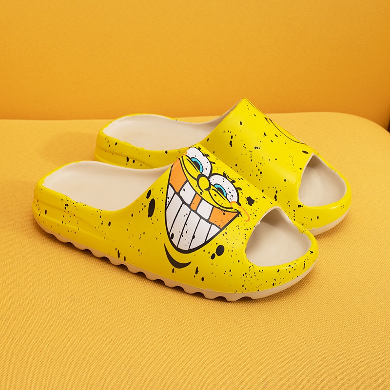 MH】 HEEL2TOE Kanye West Yeezy Slide Flip Flop SpongeBob Kaws Slipper  Outdoor Slippers Yezzy Sandal (Size:36-45)男女通用拖鞋 | Shopee Malaysia