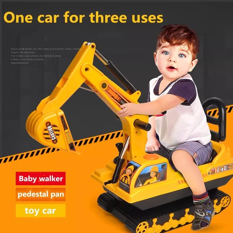 Children's cheap excavator toy