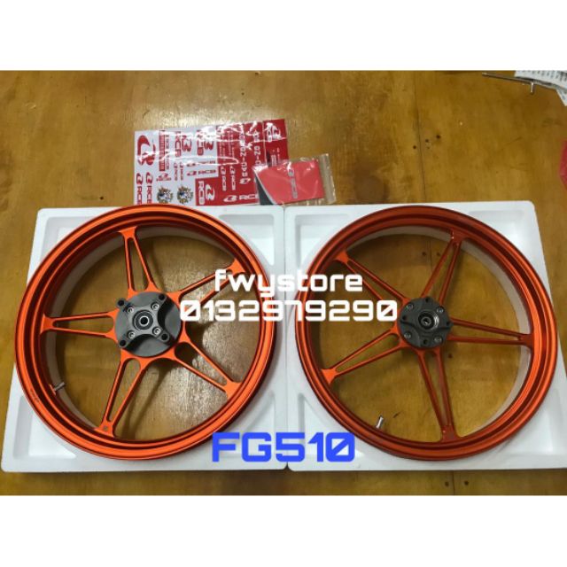 Ready Stock RCB FG510 FORGED Rim Orange/Red/Blue/BLACK/GOLD | Shopee ...