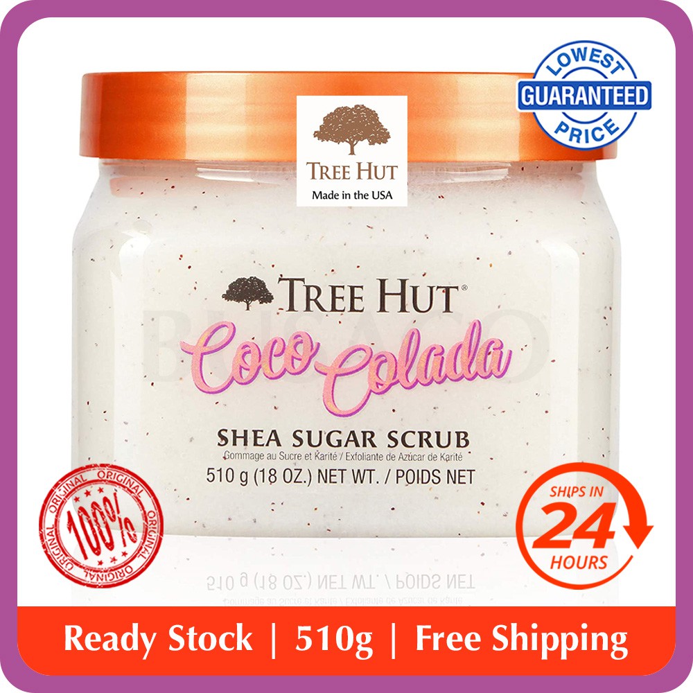 🔥in Stock🔥 510g Tree Hut Shea Sugar Scrub Coco Colada 18 Oz 💯 Authentic Shopee Malaysia 9195