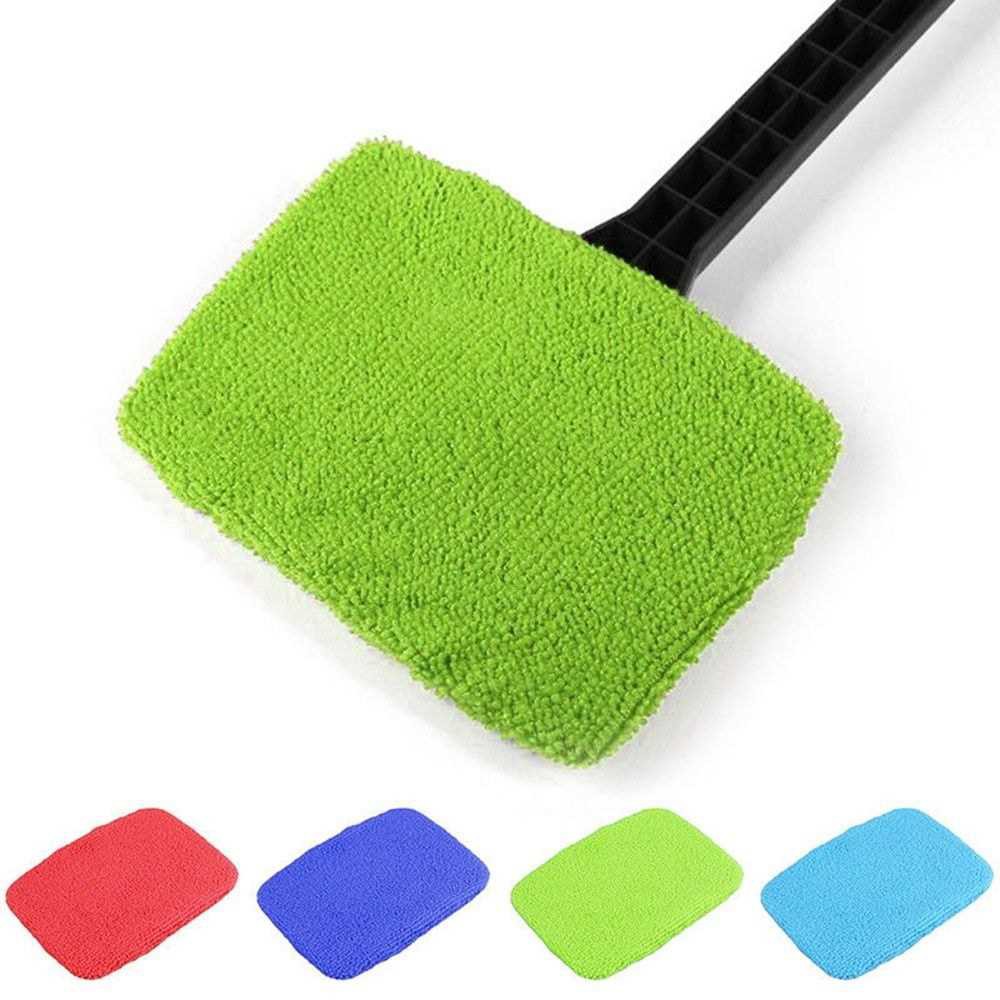 Windshield Clean Microfiber Cloth for Long Handle Car Cleaning Brush