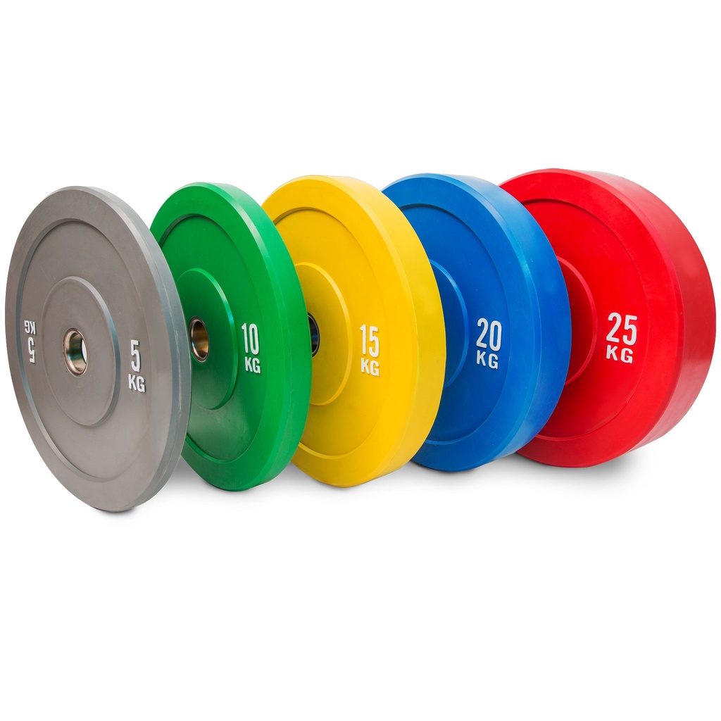 Ready stock Premium Olympic Barbell Bumper Weight Plate Plates set one Piece 20kg 2 inch 5cm