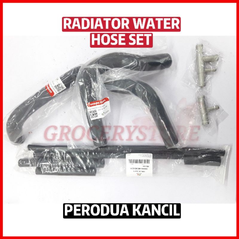 Radiator Water Hose Set (Original) Perodua Kancil 660 850 (By Pass Hose Set With Water Pump Pipe