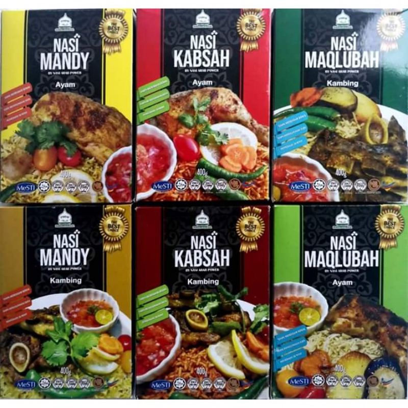 Nasi arab Syarifah Maqlubah Kabsah Mandy 400g LIMITED READY STOCK ...