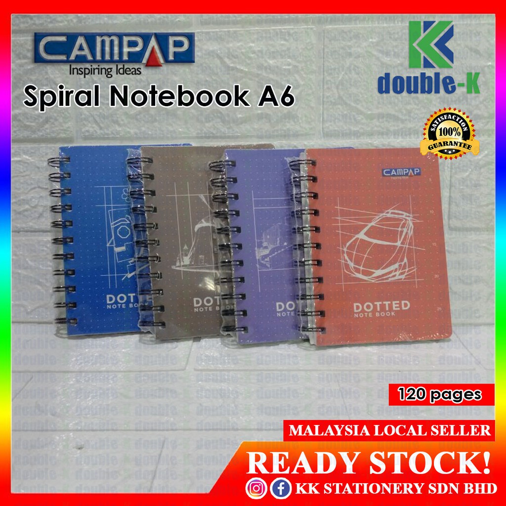 CAMPAP A6 Notebook 120'S RM18.50/pack (5's) | Shopee Malaysia