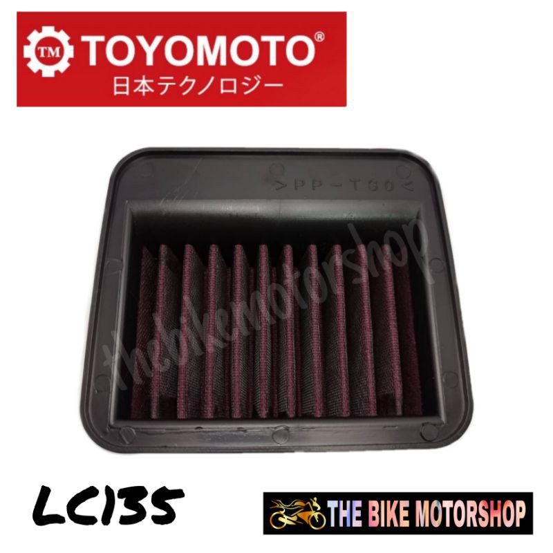 TOYOMOTO Racing Air Filter LC135 /SRL110 / EGO / Wave110 / NOUVO Shopee Malaysia