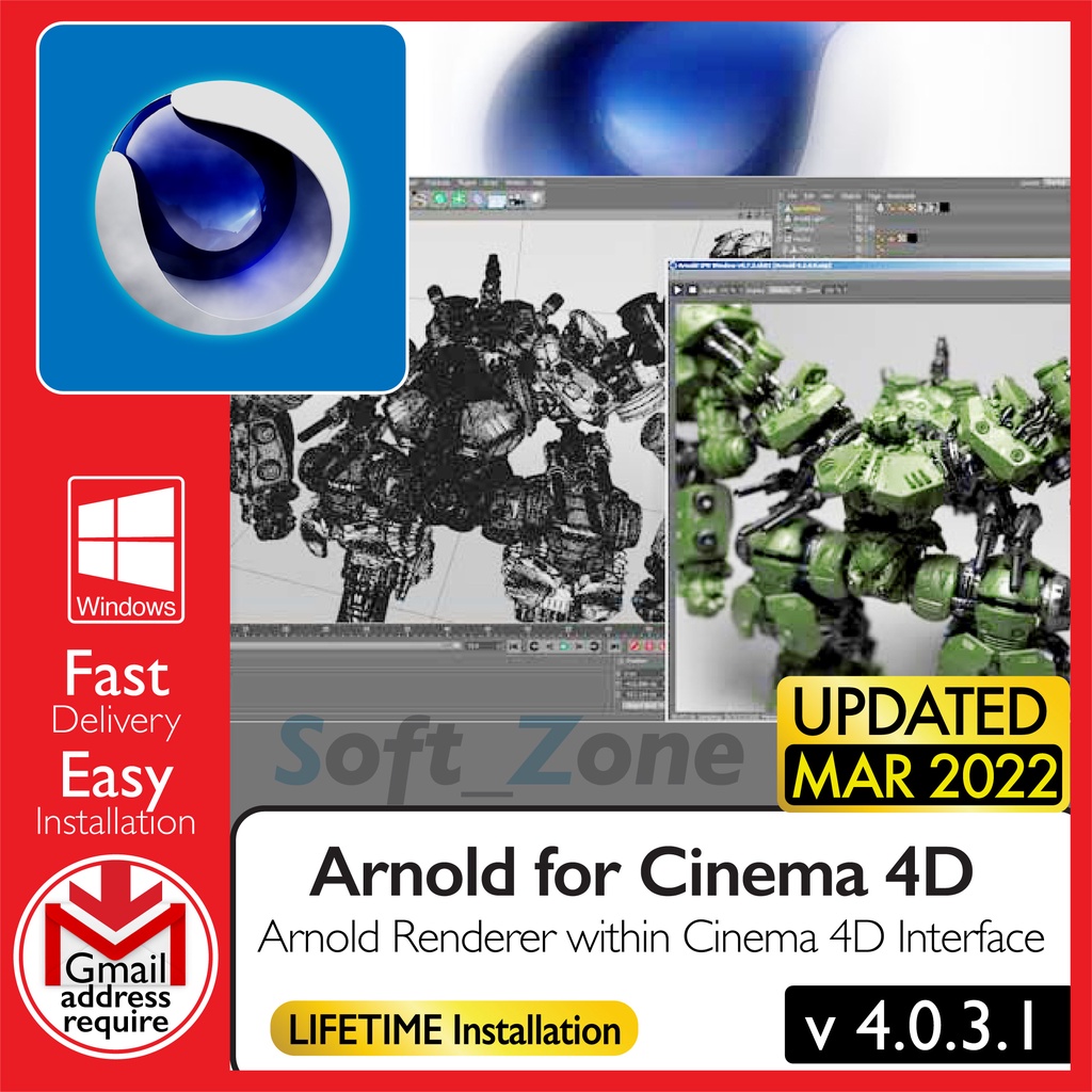 Arnold for Cinema 4D v4.3.0 (R21 - R26) - Arnold Renderer within Cinema ...