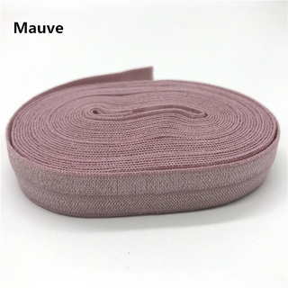 5yards 5/8 15mm Elastic Ribbon Gloss Fold Over Elastic Spandex Satin Band Elastic  Ribbon Ties Hair Accessories Lace Trim Sewing Notion