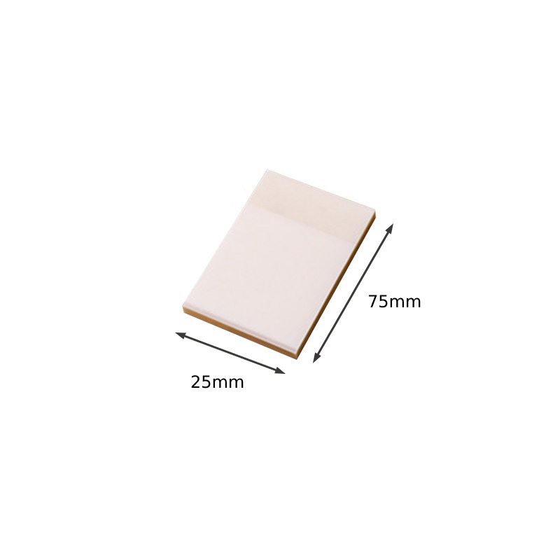 Pet transparent sticky notes perspective waterproof clear post it