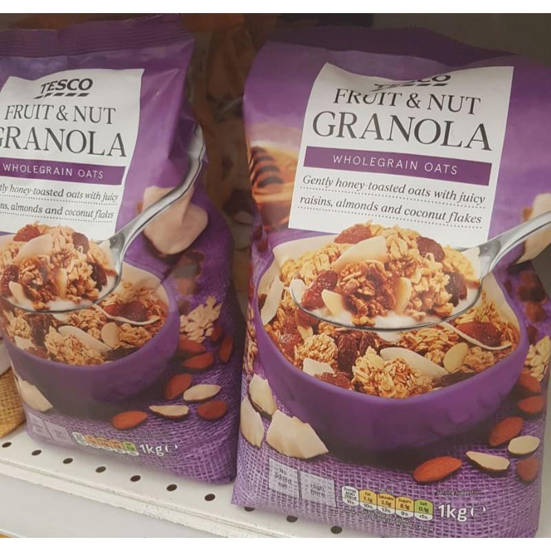 Shopwithjs ?Tesco Fruit Nut Granola 1Kg (UK) Facebook, 44 OFF