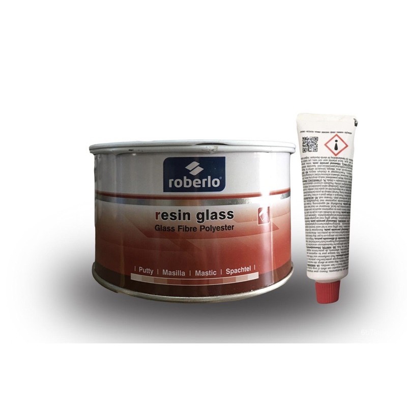 ROBERLO RESIN GLASS FIBER PUTTY ( 750GM & 1.5KG SET WITH HARDENER