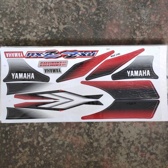 BODY STICKER RXZ ( 10 ) CATALYZER | Shopee Malaysia