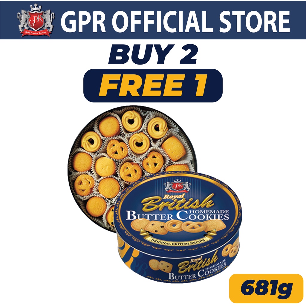 GPR Royal British Butter Cookies 681g Biscuit Biskut 094 Shopee Malaysia