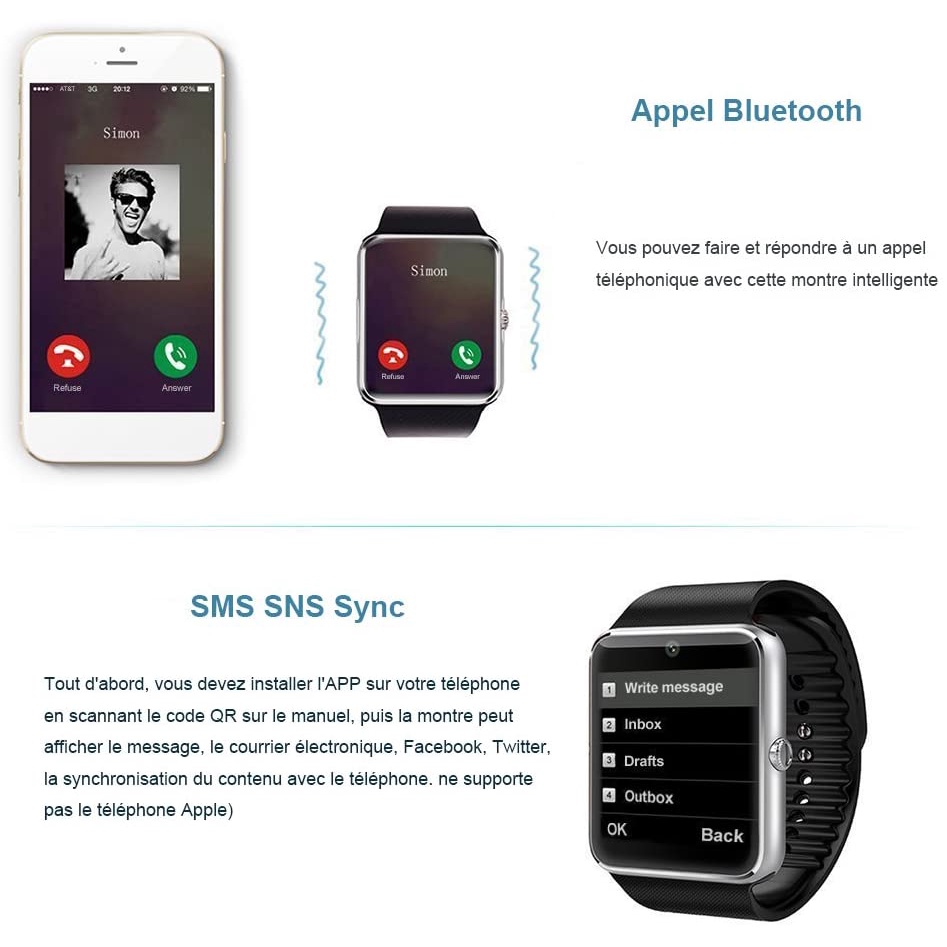 Willful SW016 Bluetooth Smart Watch with SIM Card Shopee Malaysia
