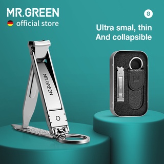 MR.GREEN Nail Clippers Anti-Splash Nail Cutter Fingernail Clipper Stainless  Steel Manicure Nail Tools Trimmer（Mr-1119）