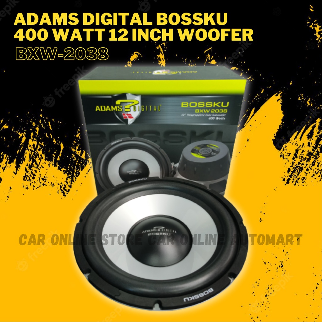 JKR 12 Adams Digital Subwoofer | Hi-Power 12inch Polypropylene Cone ...