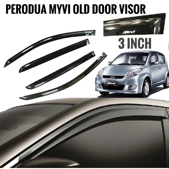 Perodua Myvi Old Door Visor Air Press 3 Inch | Shopee Malaysia