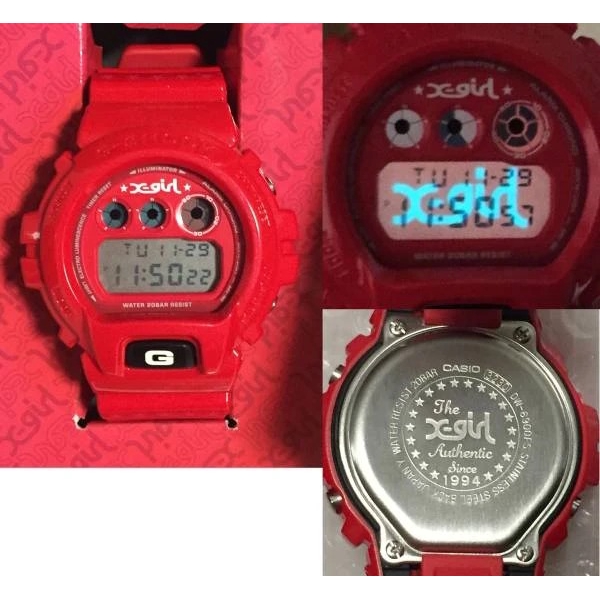 G-SHOCK CASIO XG Collaboration Limited Model Red Japan DW-6900FS-X-GIRL RED