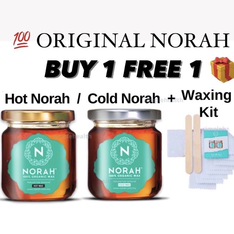 💯 ORIGINAL NORAH HOT AND COLD NORAH WAX NATURAL HAIR REMOVAL NORAHWAX