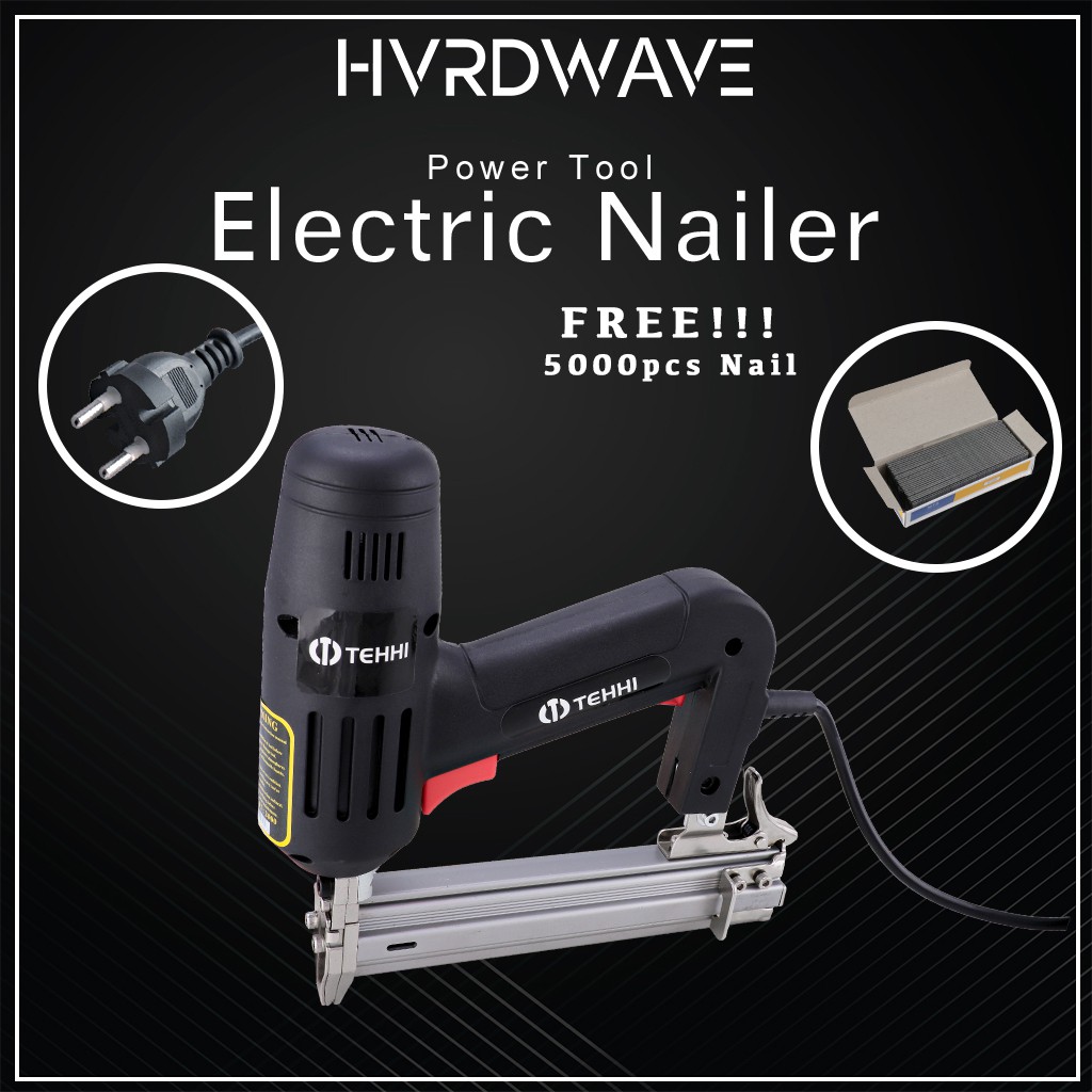 HVRDWAVE | 1800w Tehhi Electric Nailer Tacker Nail Gun 422J 1022J
