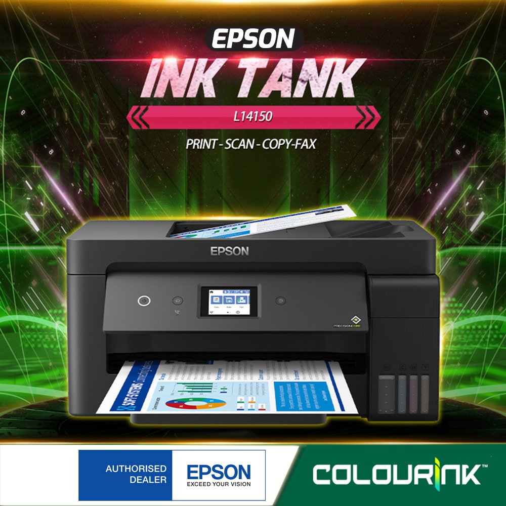 Epson EcoTank L14150 A3 Colour Refill Ink Tank All-in-One Printer Wi-Fi ...