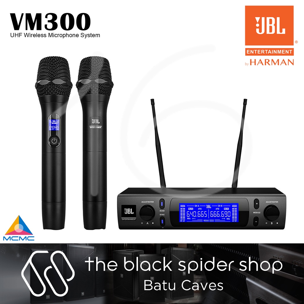 JBL VM300 UHF Wireless Microphone (Original) Shopee Malaysia