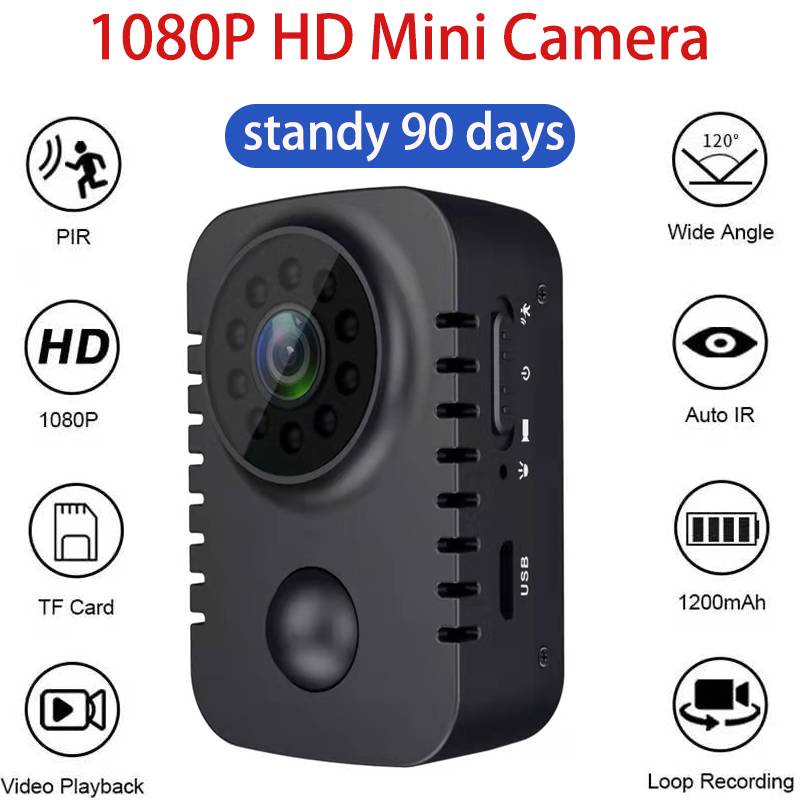 SALE✨Mini Camera 1080P HD Wireless Spy Camera Recorder Hidden Camera With Night  Vision Motion Detection 360° CCTV Camera Mini camera-A