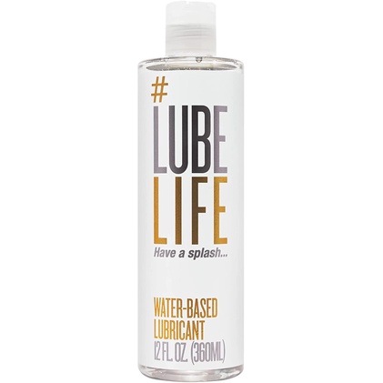 Lube Life Water Based Anal Lubricant, Lube for Men, Women and Couples, 12  fl oz
