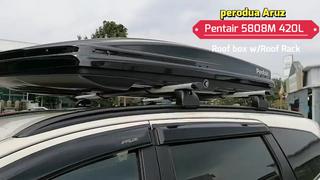 Pentair X X Aruz Advance Roofbox Pt Slim Glossy Roof Box With Roof Rack Xl Size L