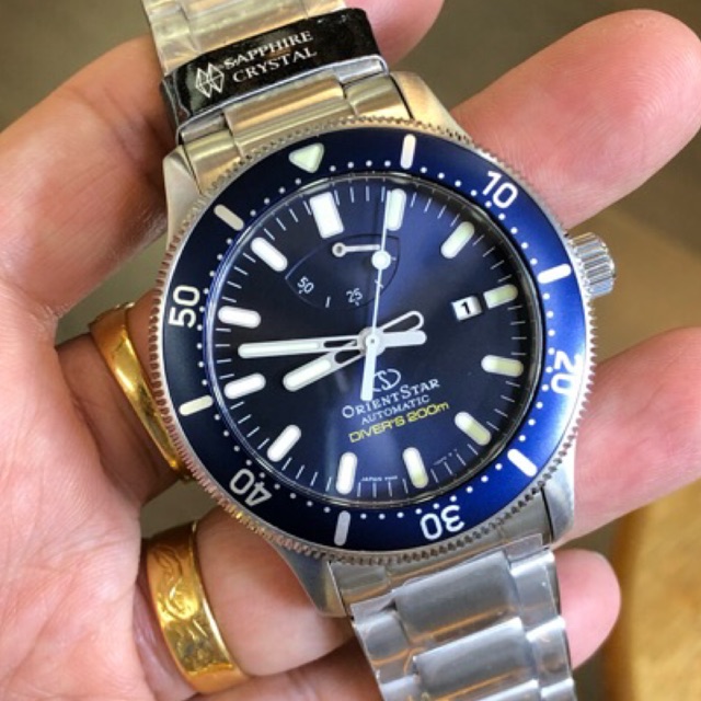 ORIENT STAR MECHANICAL DIVE SPORTS ORRE AU0302L. blue bezel