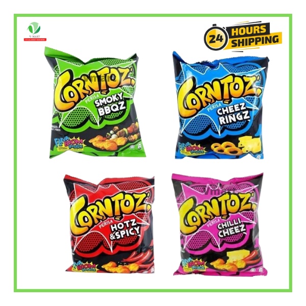Corntoz Chili Cheez /Hotz and Spicy /Smoky BBQz (100g) | Shopee Malaysia