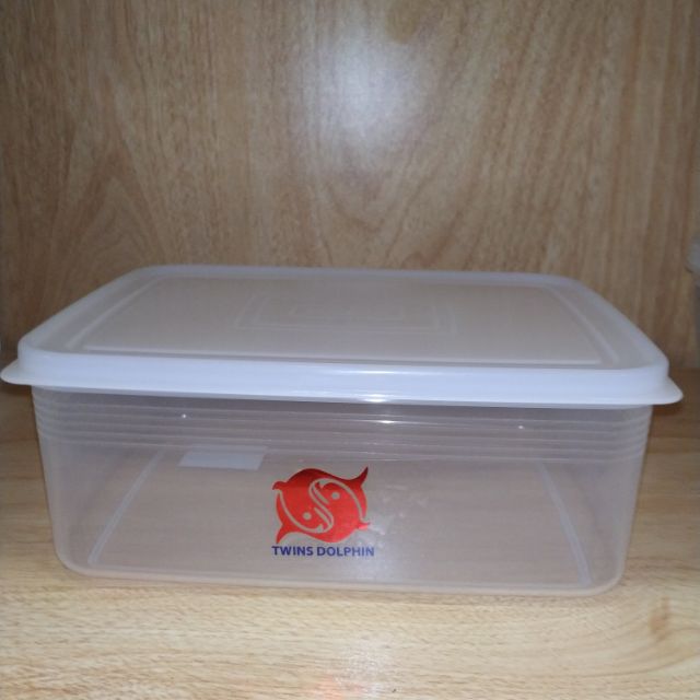 2L FOOD CONTAINER transparent Plastic box L206 x W155 x H80 (mm ...