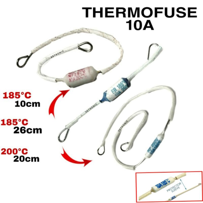 Rice Cooker Thermal Fuse 250V 10A /185°C / 200°C 250V RICE COOKER