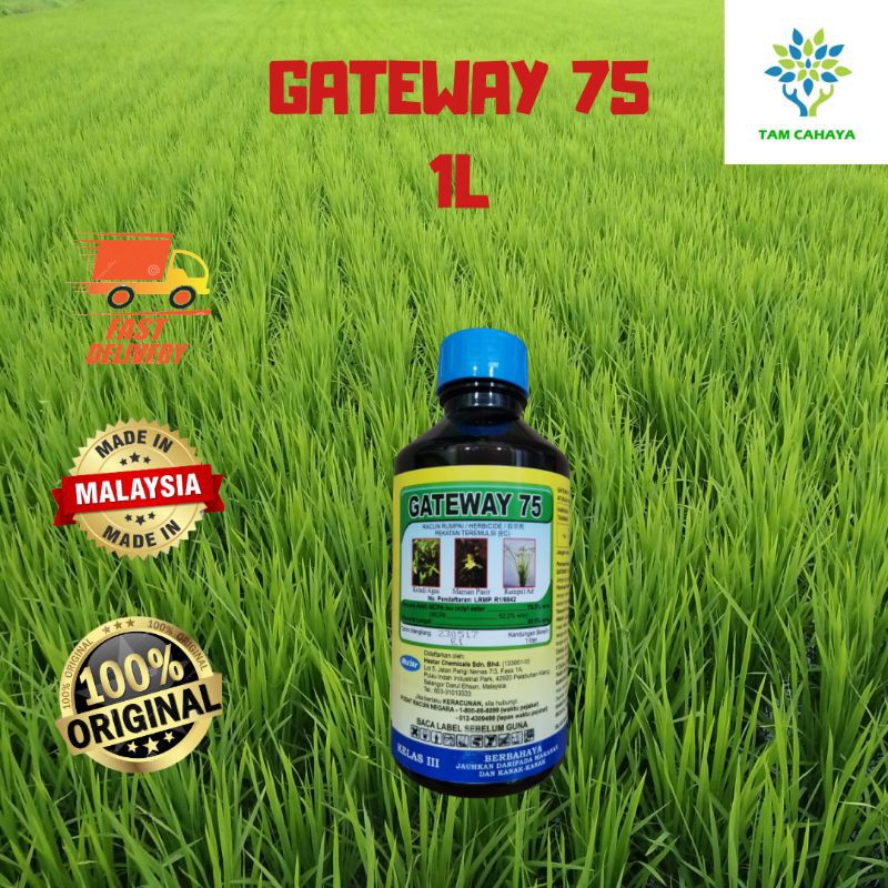 Gateway 75 1l Racun Rumput Padi Keladi Agas Rumput Air Shopee Malaysia