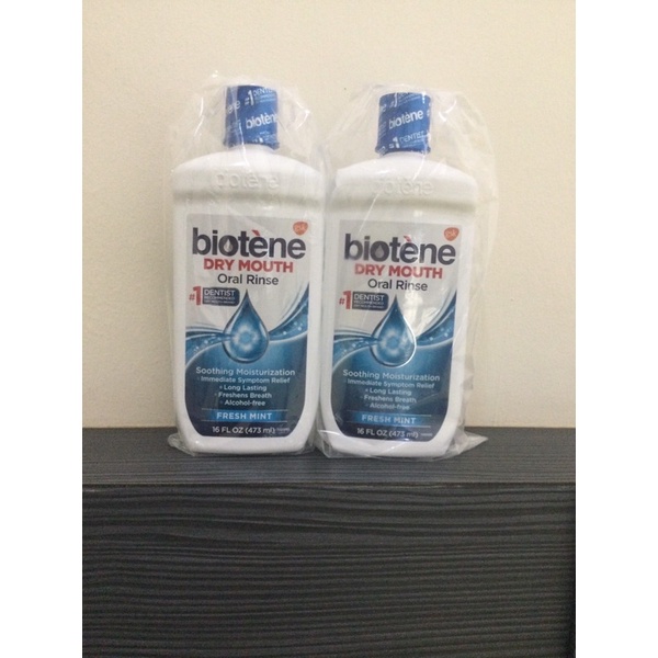 Biotene Dental Products Dry Mouth Oral Rinse Fresh Mint 473ml (exp