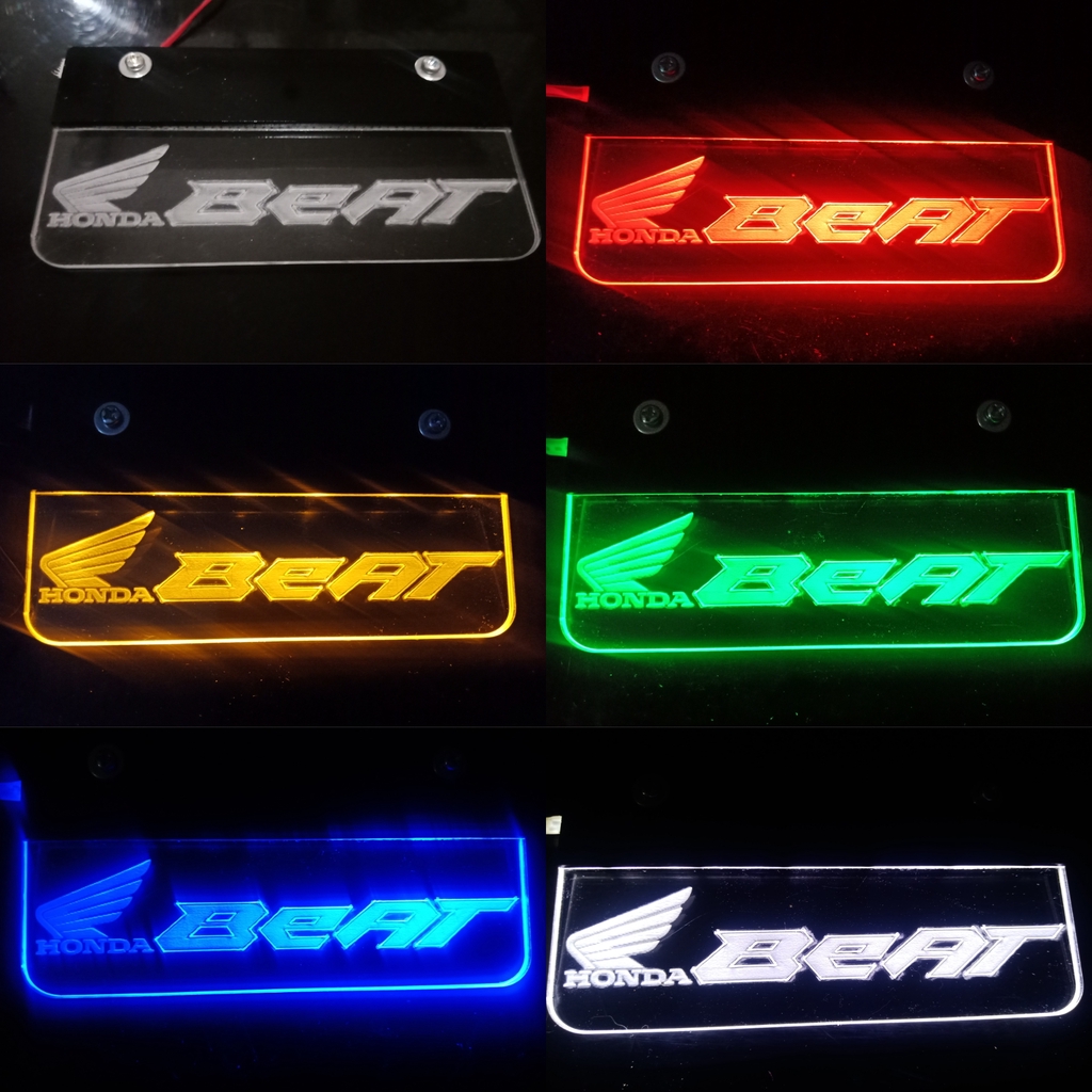 Honda BEAT LASER Engraved Acrylic LED Light | Shopee Malaysia